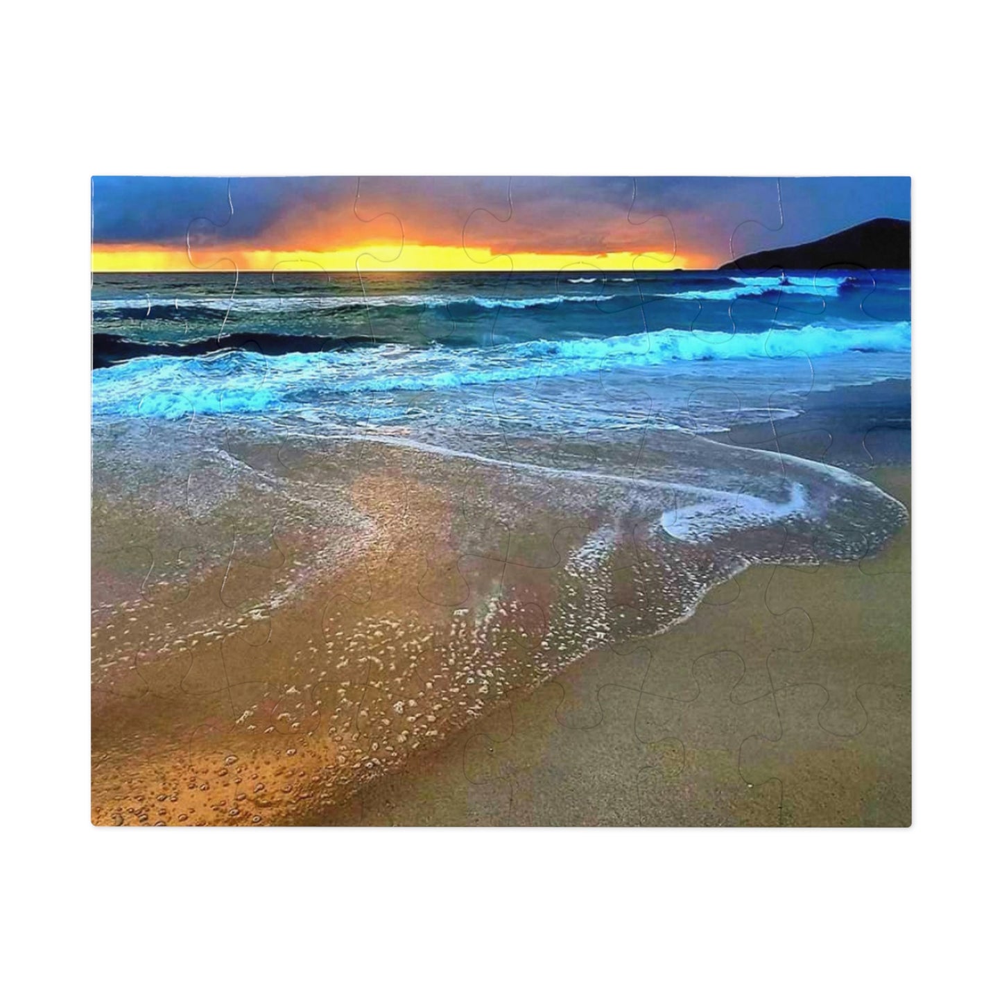 Golden One Mile Beach Jigsaw Puzzle
