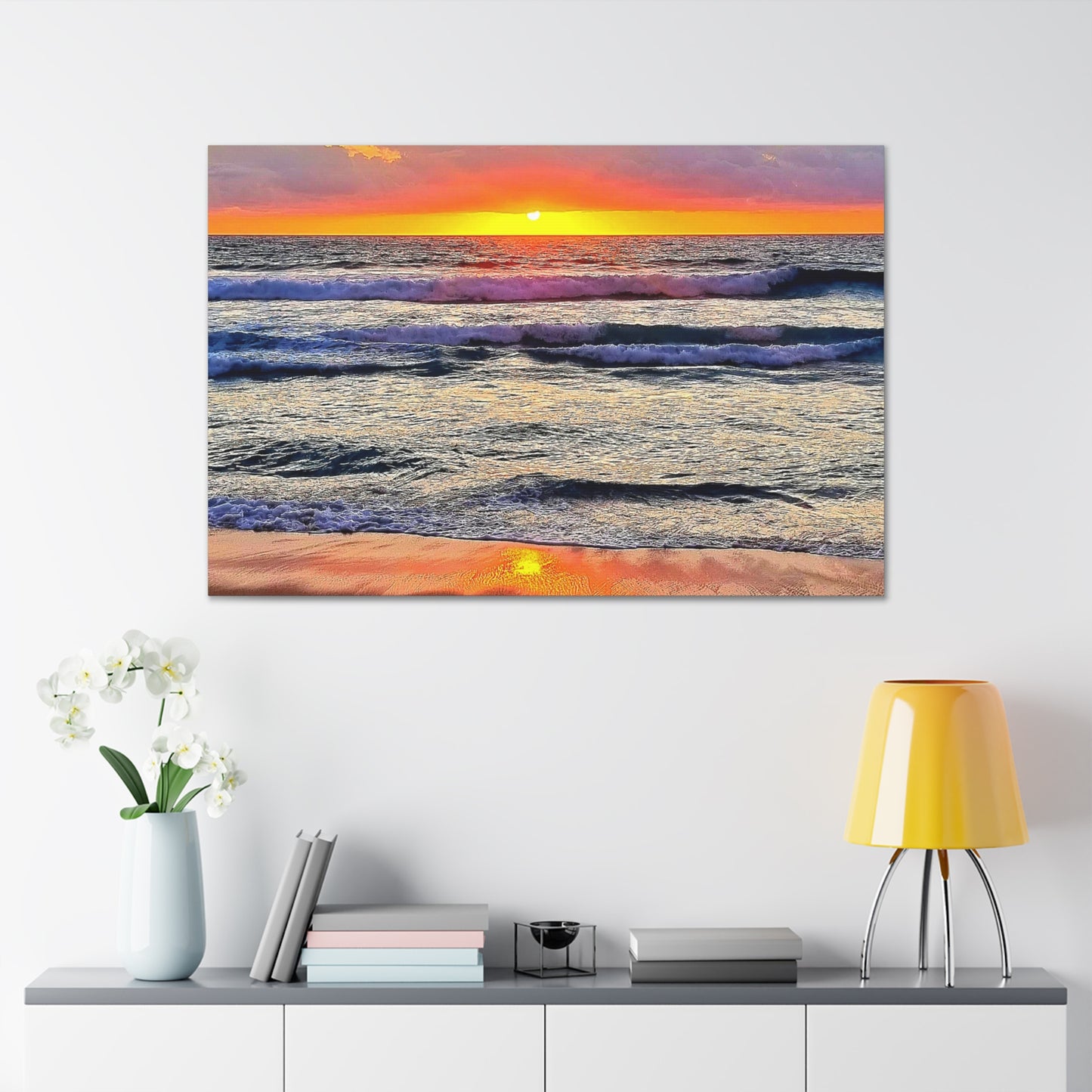 One Mile Sunrise Canvas Print