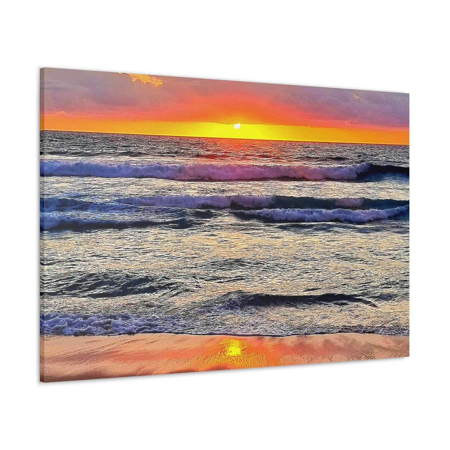 One Mile Sunrise Canvas Print