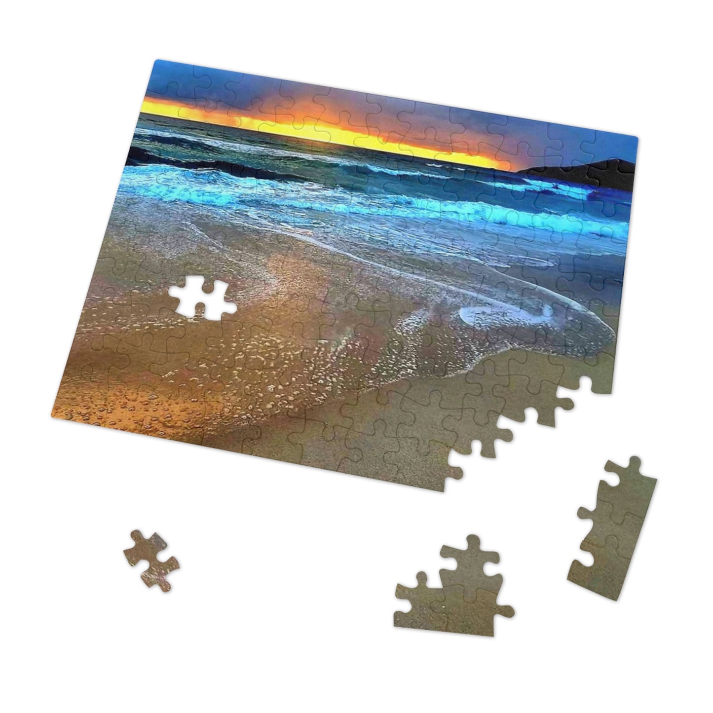 Golden One Mile Beach Jigsaw Puzzle