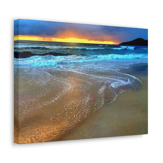 Golden One Mile Beach Canvas Print