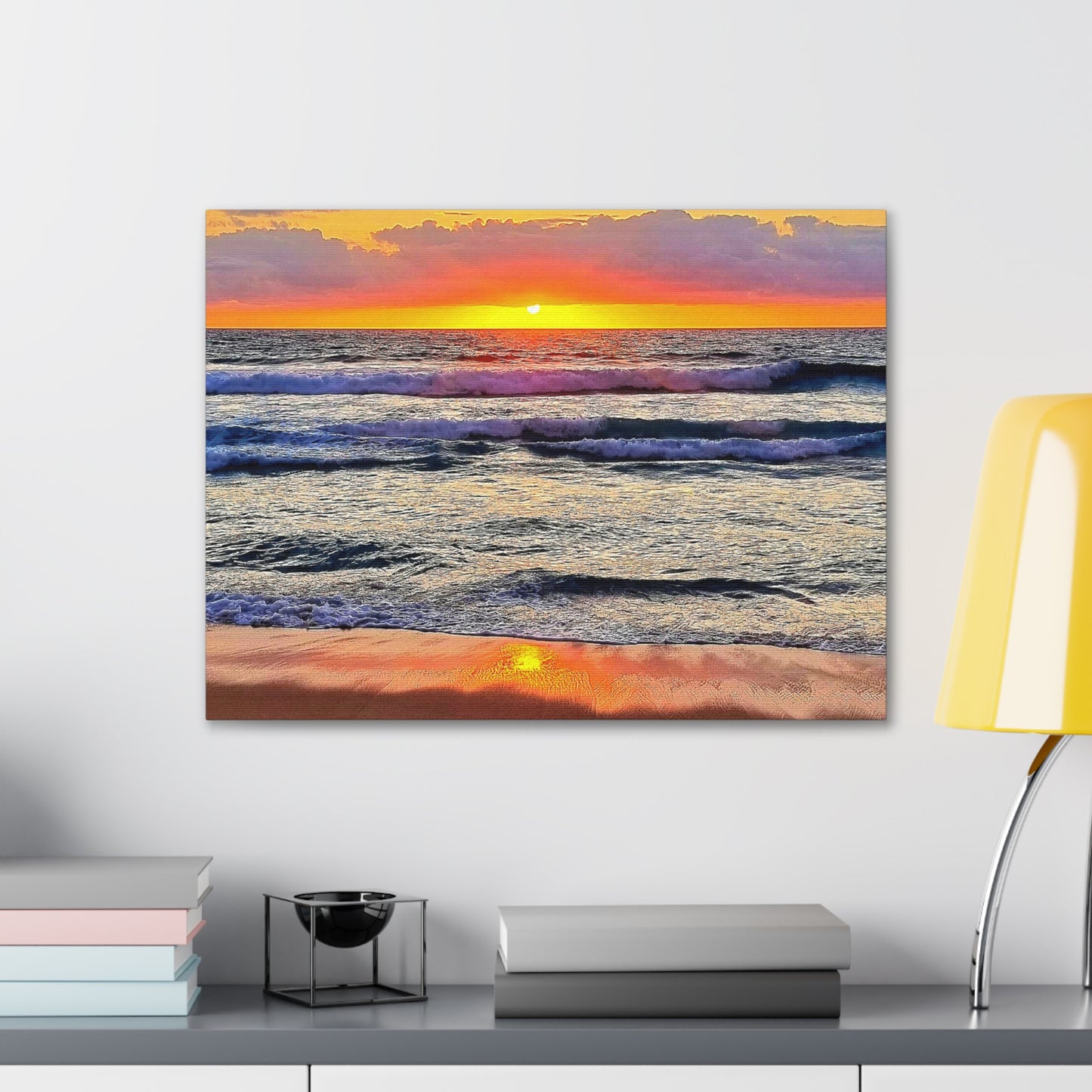 One Mile Sunrise Canvas Print