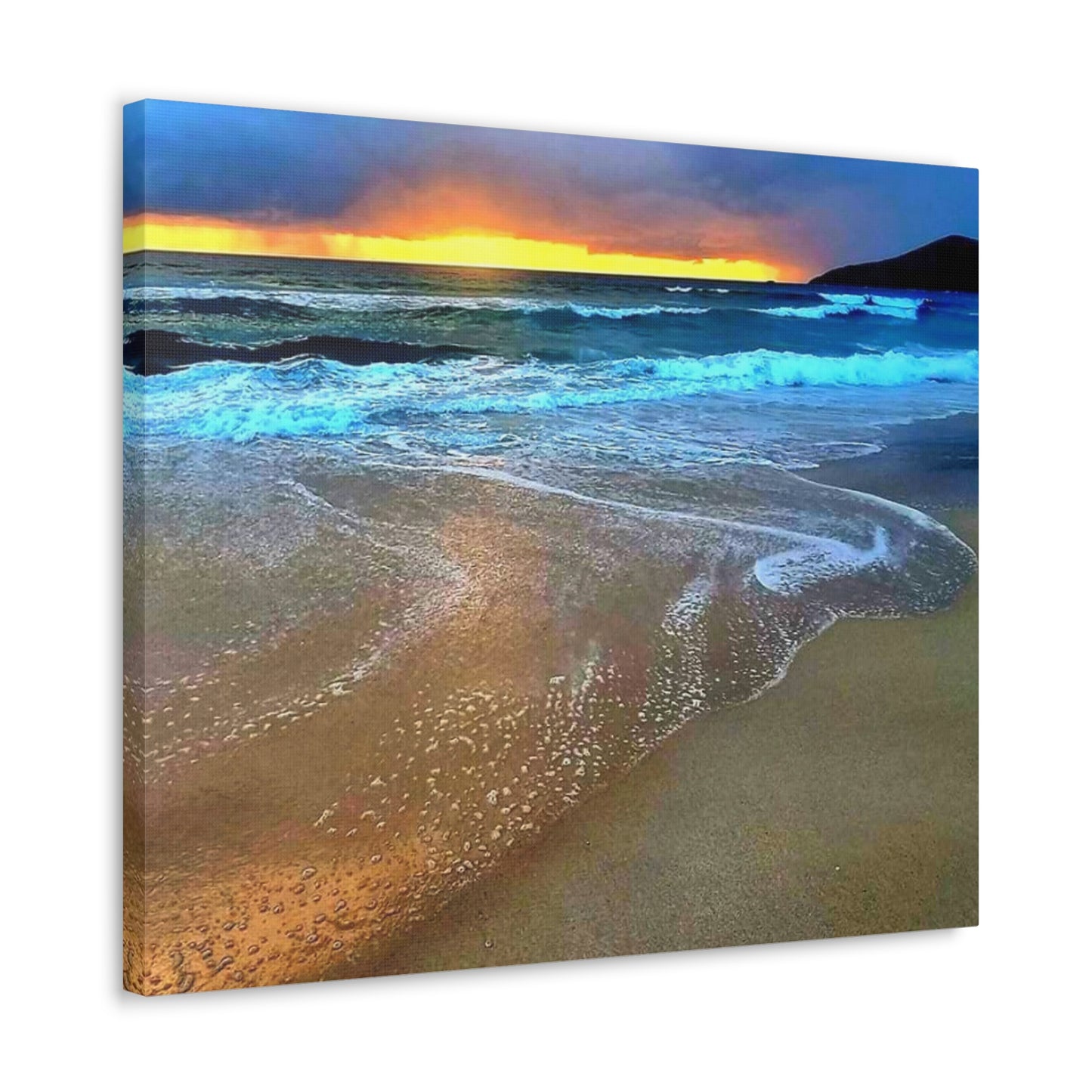 Golden One Mile Beach Canvas Print