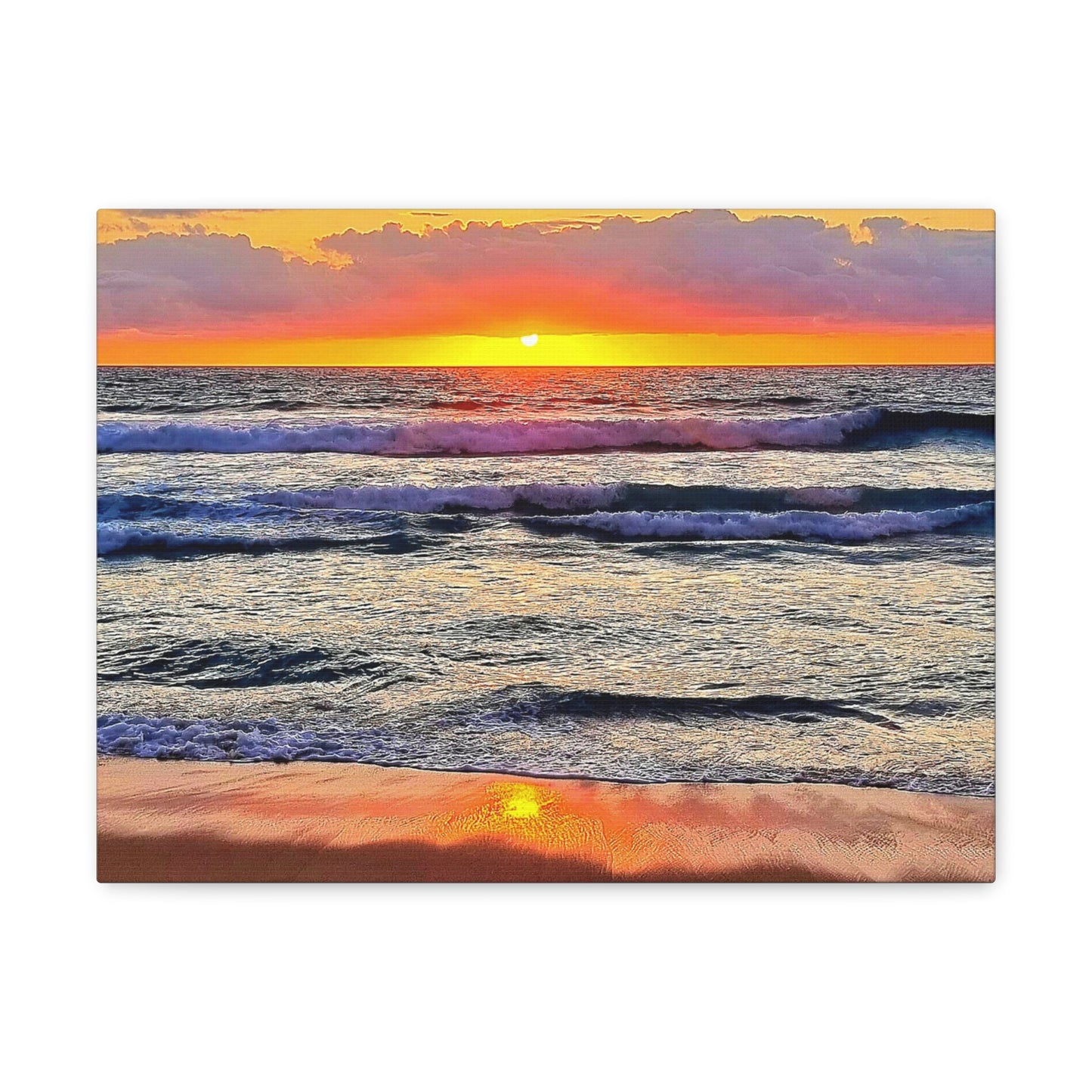 One Mile Sunrise Canvas Print