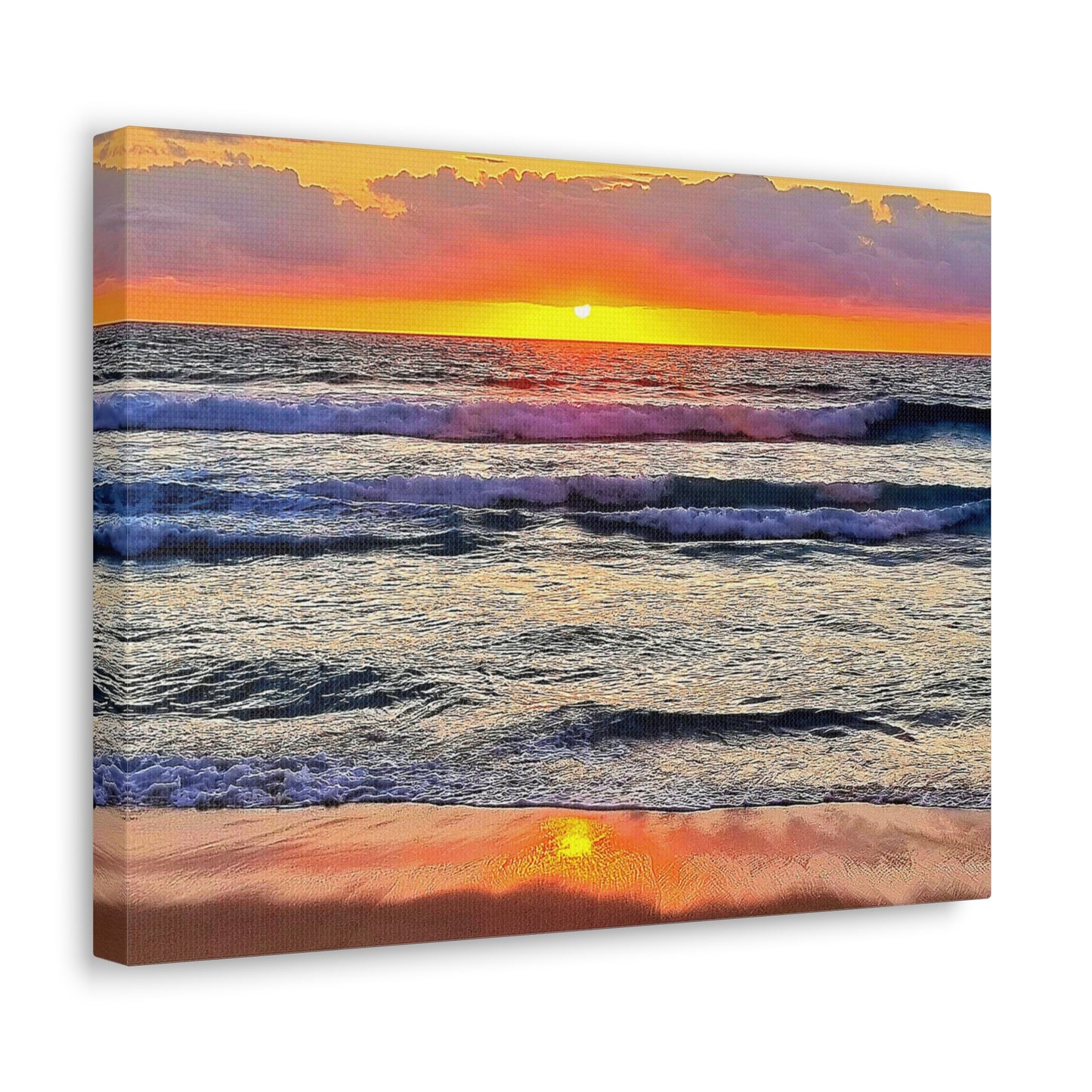 One Mile Sunrise Canvas Print
