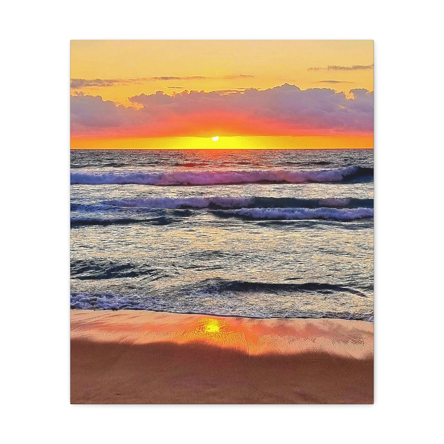 One Mile Sunrise Canvas Print