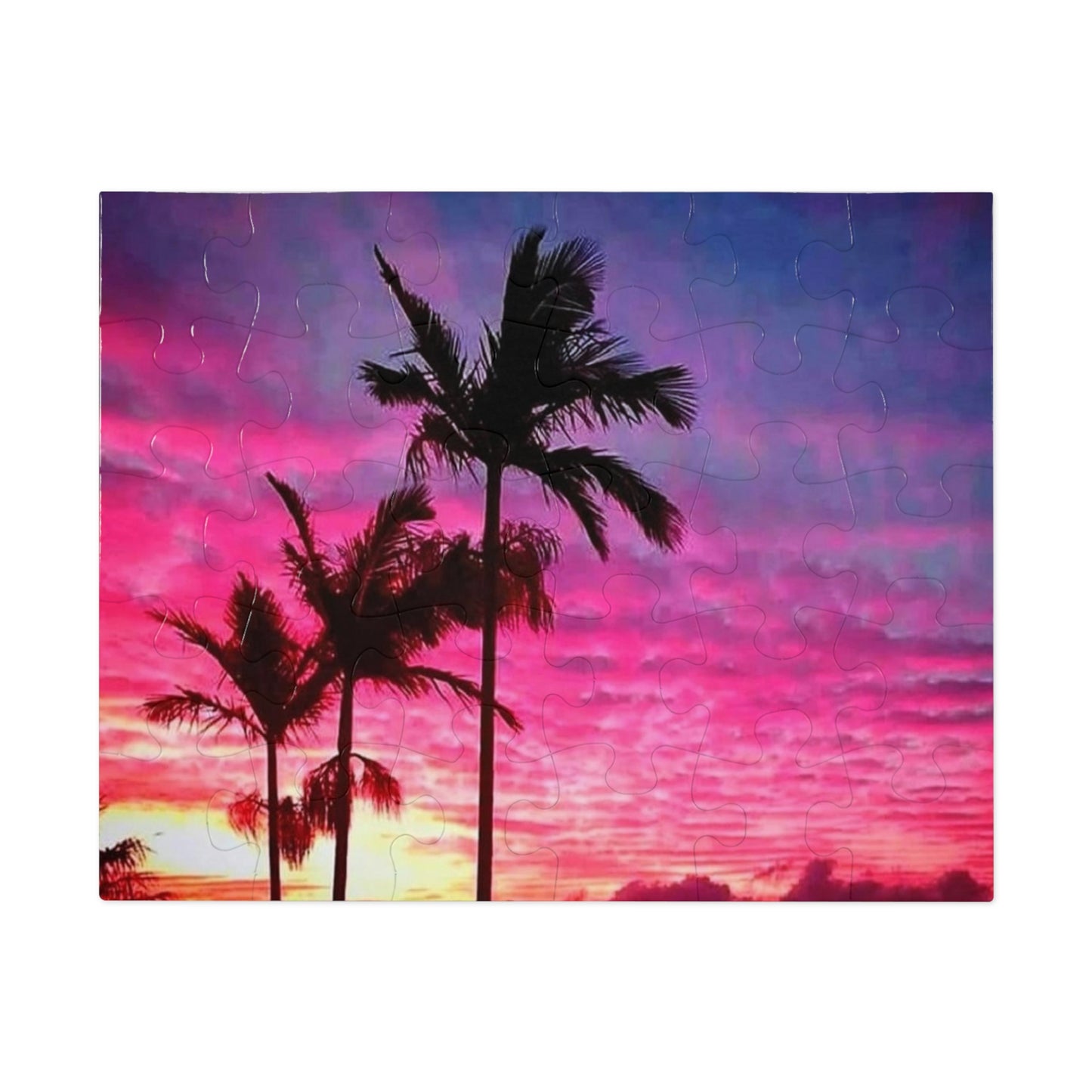 Cloudy Palms Jigsaw Puzzle