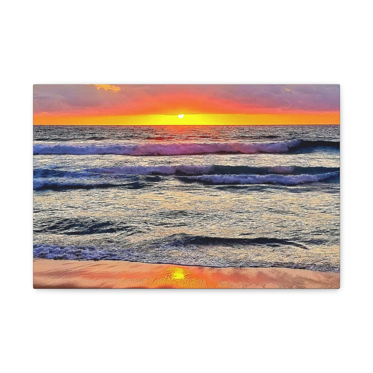 One Mile Sunrise Canvas Print