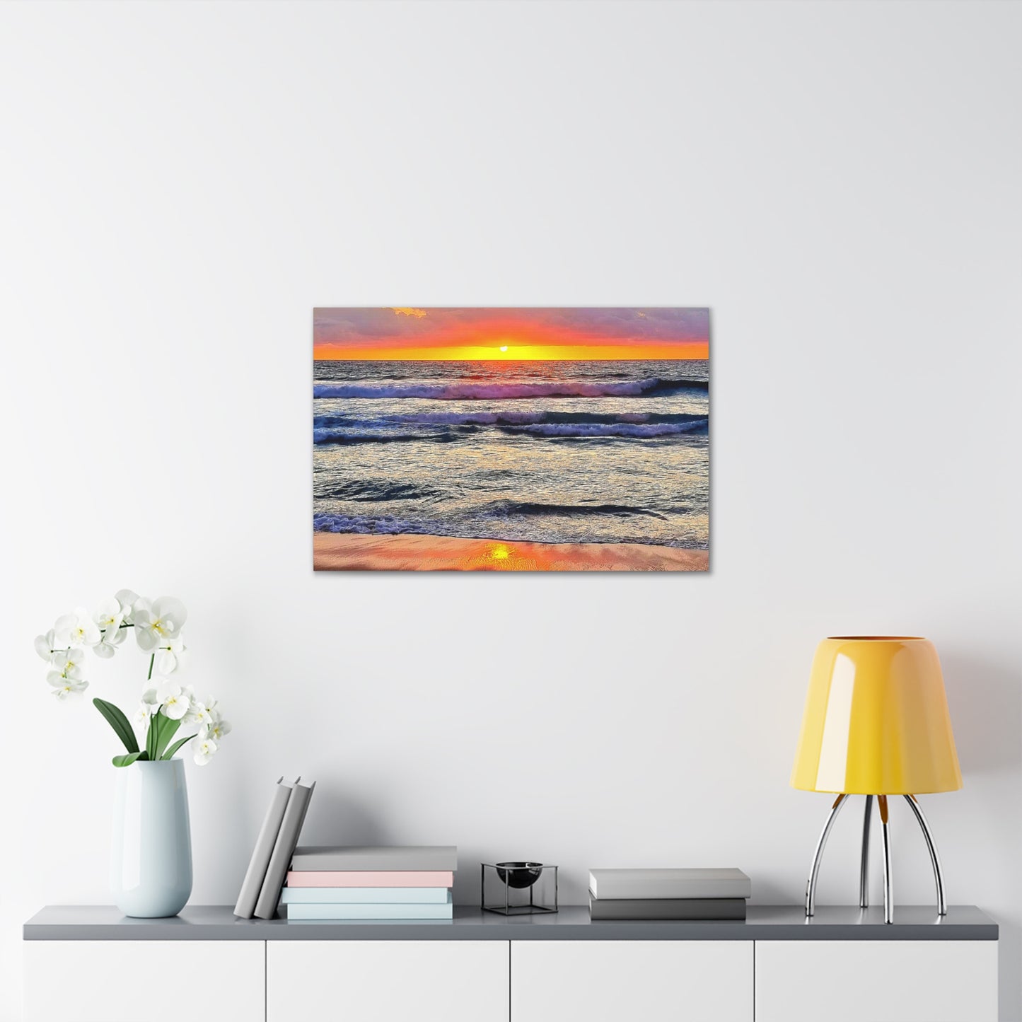 One Mile Sunrise Canvas Print