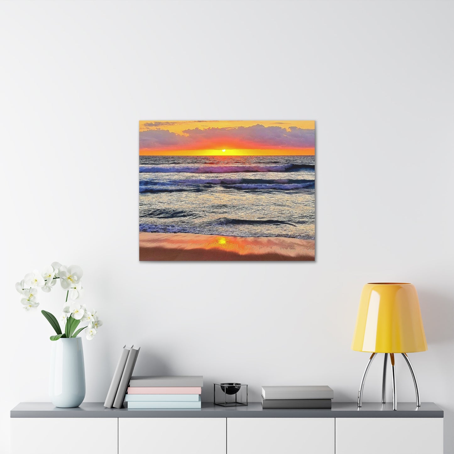 One Mile Sunrise Canvas Print