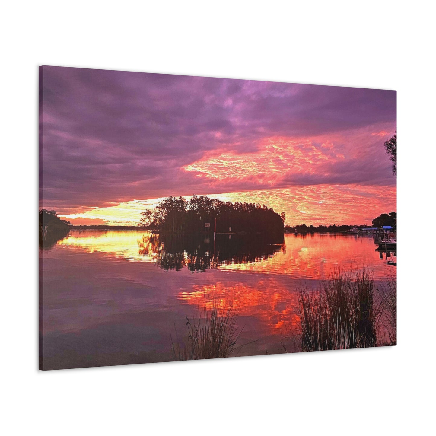 Wallis Lake Reflections Canvas Print