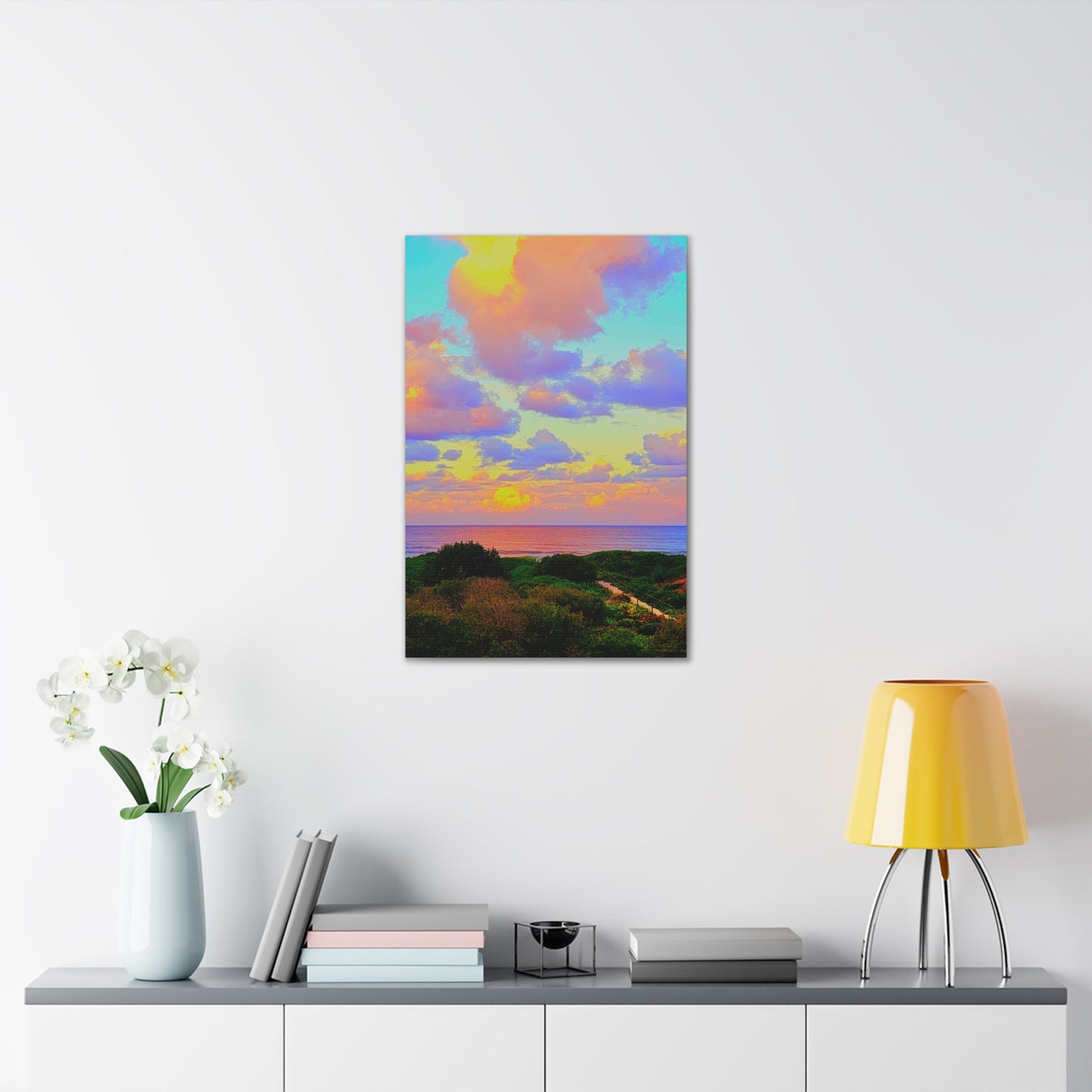 Cotton Candy Skies Canvas Print