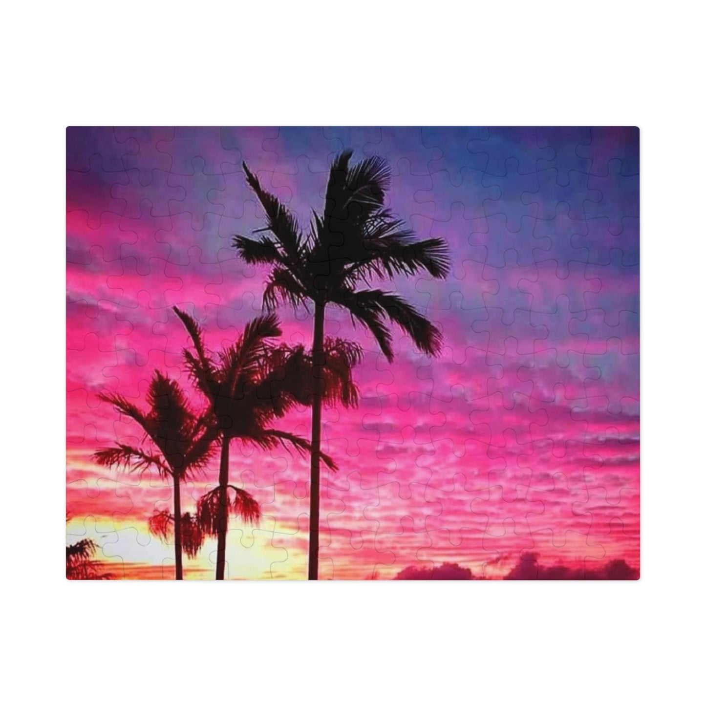 Cloudy Palms Jigsaw Puzzle