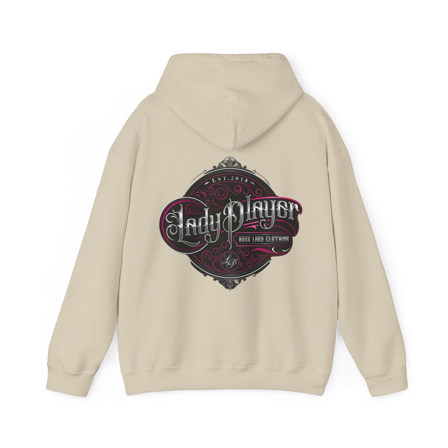 Lady Player Boss Lady Back Logo Hoodie Multi Colours