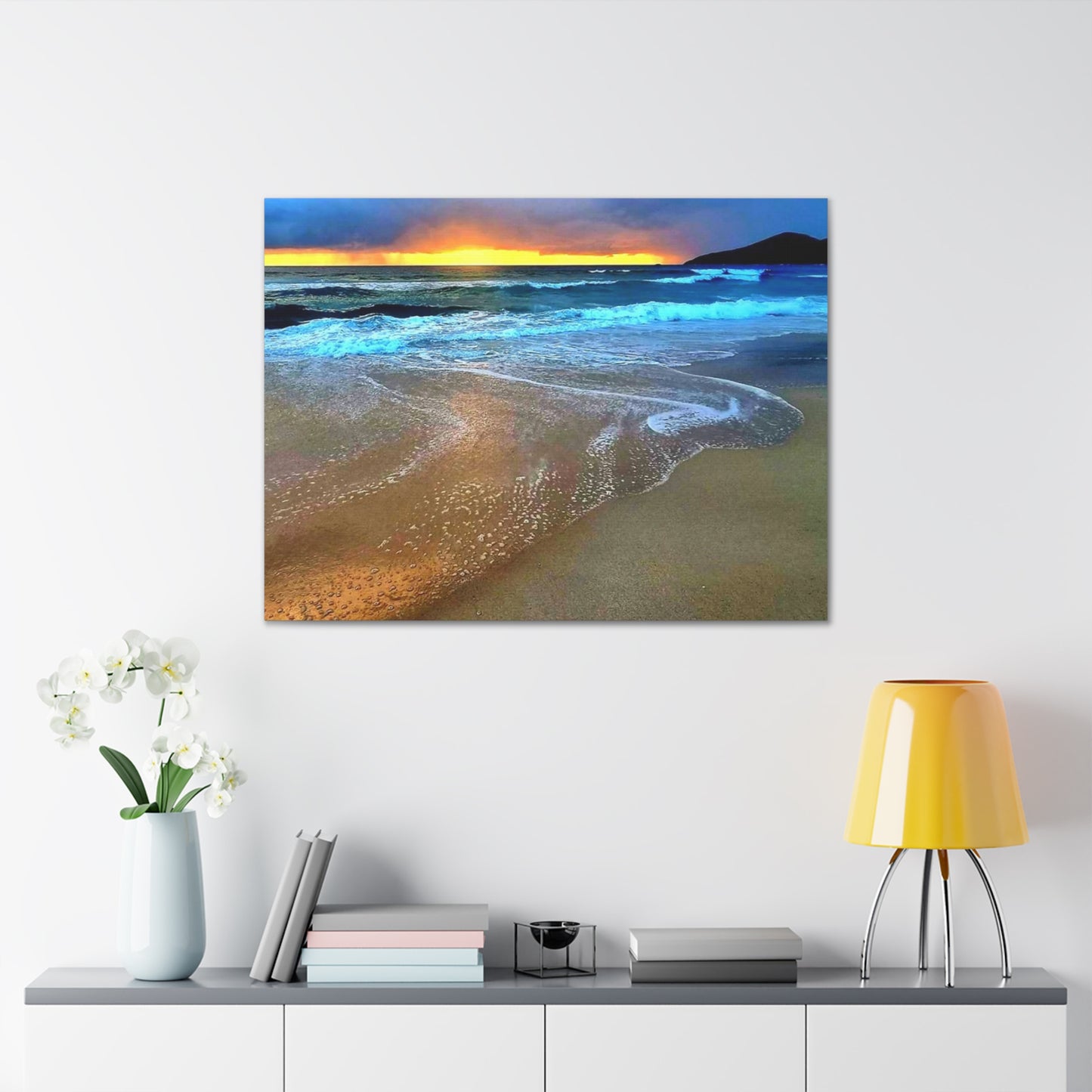Golden One Mile Beach Canvas Print