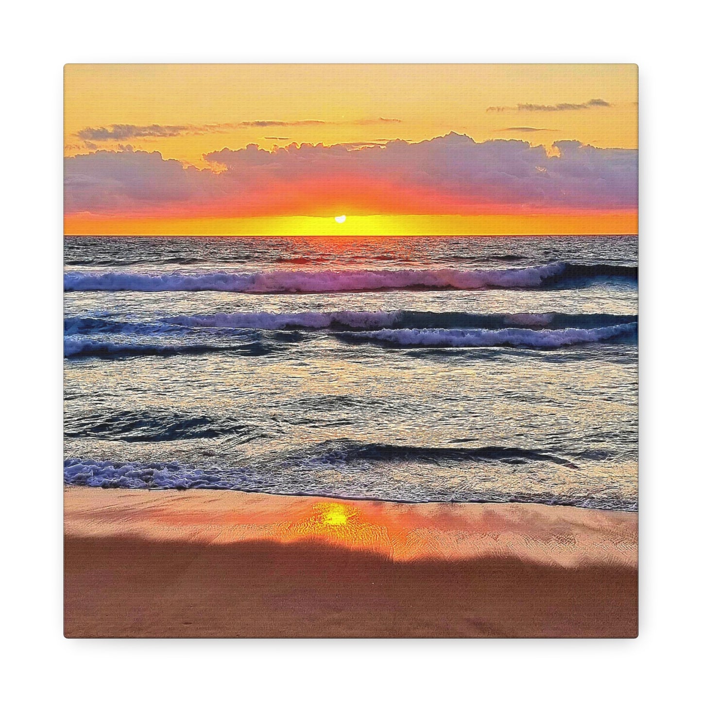 One Mile Sunrise Canvas Print