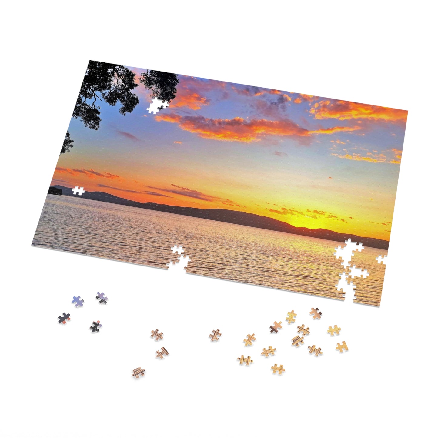 Sunset Lake Jigsaw Puzzle