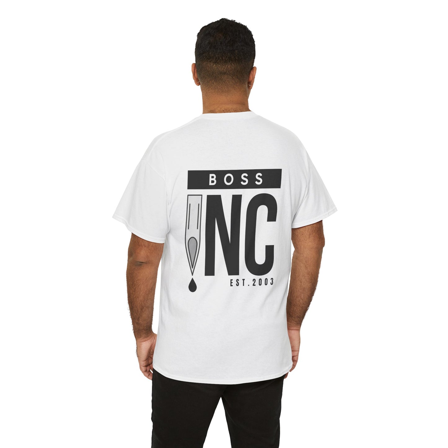 BOSS INC Large Back Logo Cotton Tee