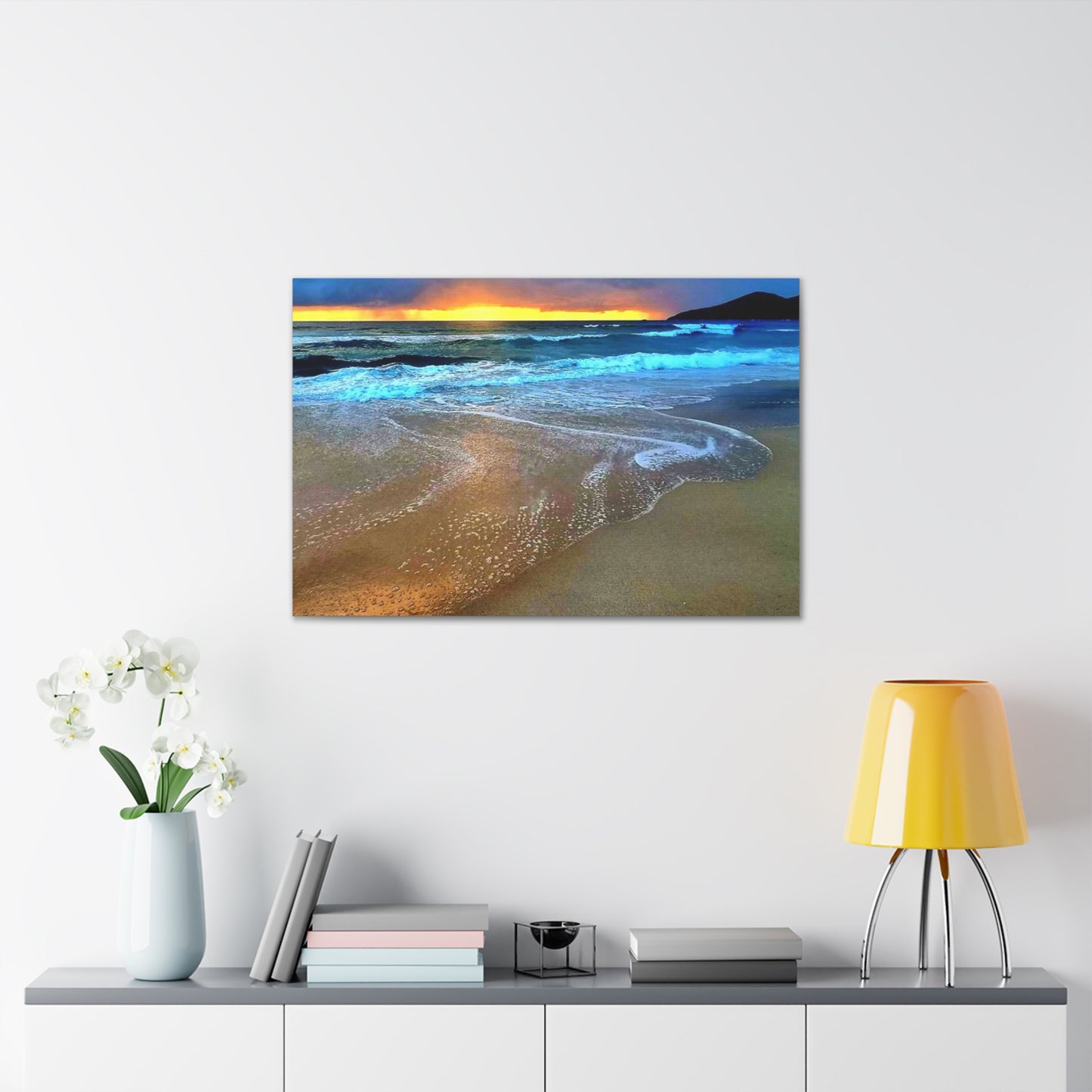 Golden One Mile Beach Canvas Print