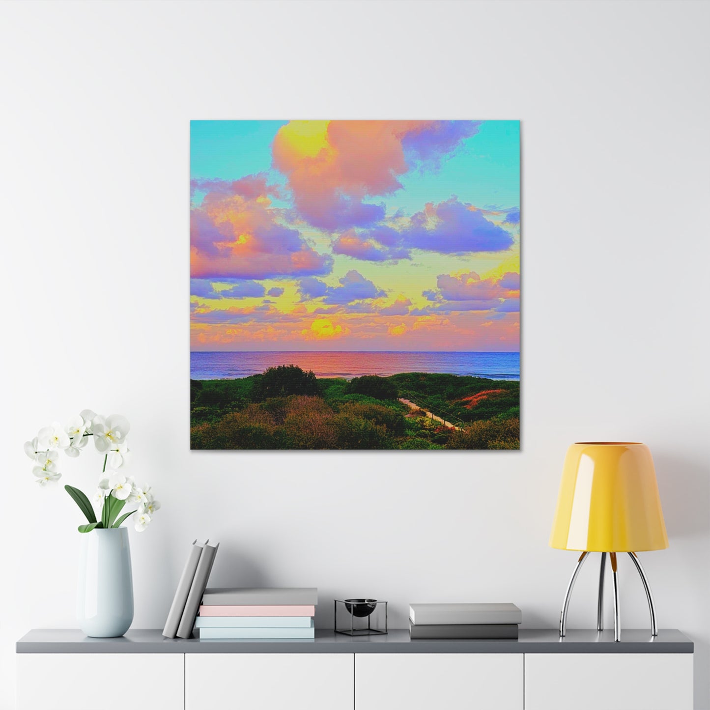 Cotton Candy Skies Canvas Print