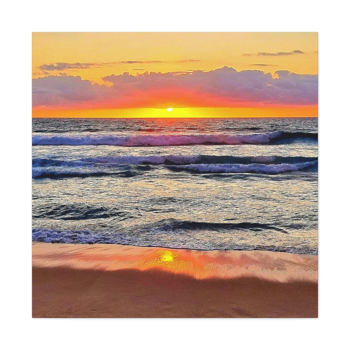 One Mile Sunrise Canvas Print