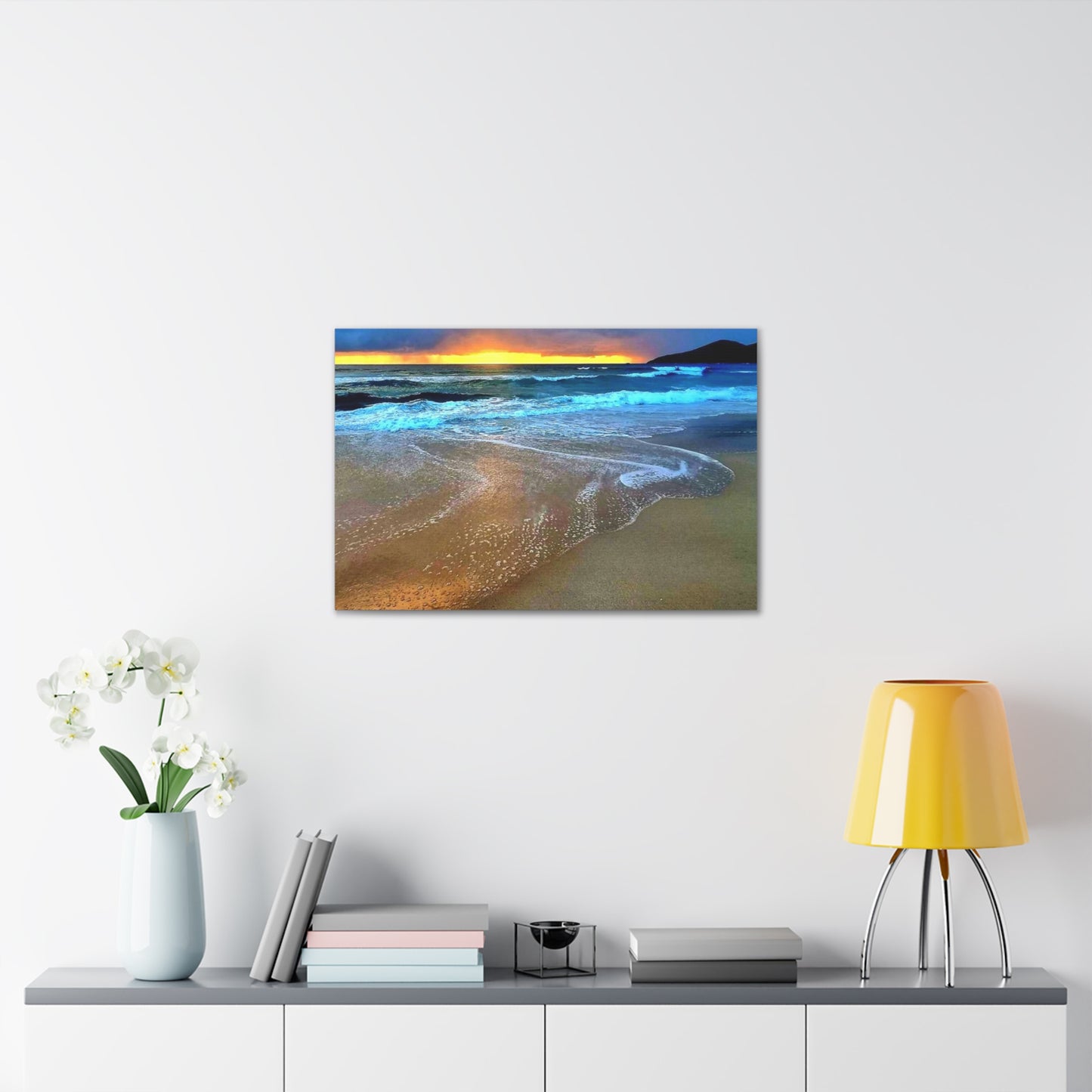 Golden One Mile Beach Canvas Print