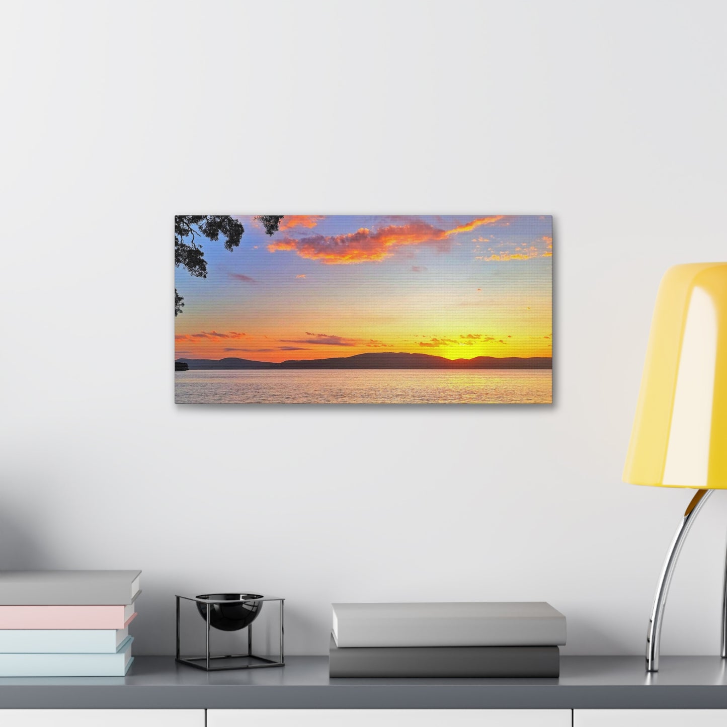 Sunset Lake Canvas Print