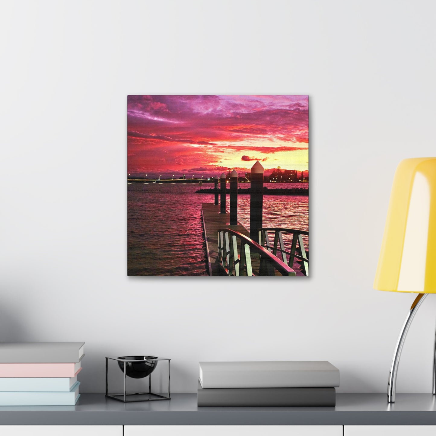 Forster Pier Sunset Canvas Print