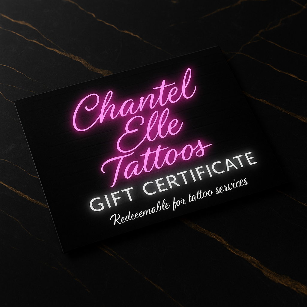 Chantel Tattoo Gift Certificate
